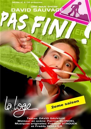 Affiche de David Sauvage dans Pas fini ! | Toulouse