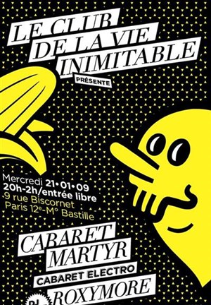 Affiche de Cabaret Martyr - Roxymore – Le Club de la vie inimitable