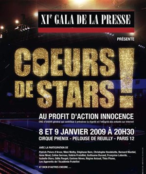Affiche de XI ème Gala de la Presse - Coeurs de Stars