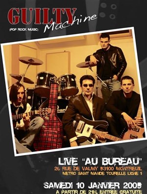 Affiche de Guilty machine en concert