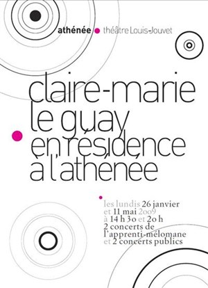 Affiche de Claire-Marie Le Guay - Concertino, concerto