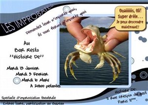 Affiche de Théatre d'improvisation : Les IMPRObates