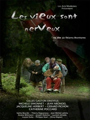 Affiche de Cinema : Les vieux sont nerveux