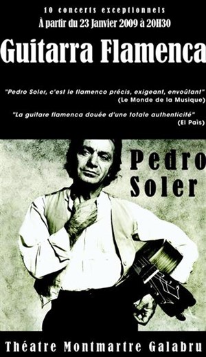Affiche de Pedro Soler Guitare flamenco