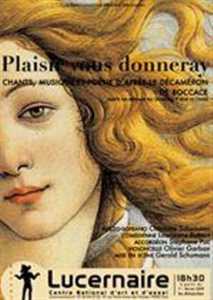 Affiche de Plaisir vous donneray