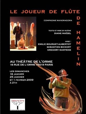 Affiche de Le joueur de flûte de Hamelin | La cave à théâtre de Colombes