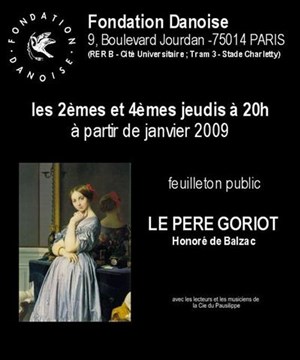 Affiche de Le Père Goriot | Fondation danoise