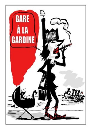 Affiche de Gare à la gardine