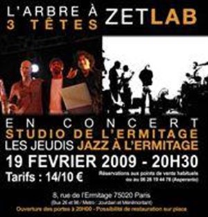Affiche de Zetlab + L'Arbre à 3 Têtes