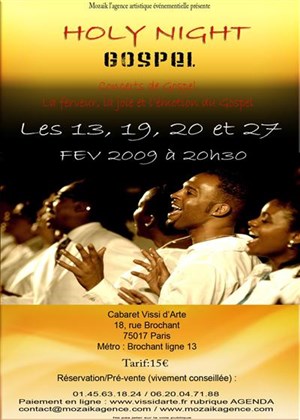 Affiche de Concerts Gospel | Visi d'arte