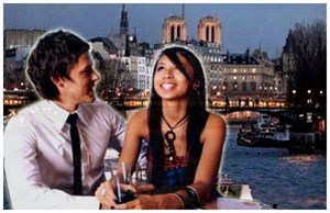 Affiche de Diner croisiere Saint Valentin