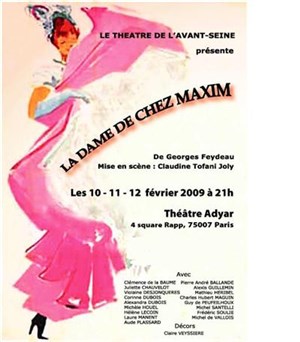 Affiche de La Dame de chez Maxim | Salle Adyar