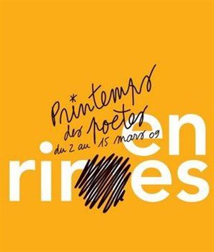 Affiche de Lecture dans le cadre du Printemps des Poètes