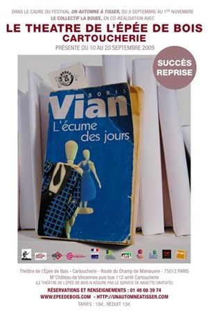 Affiche de L'écume des Jours | Théâtre de l'Epée de Bois