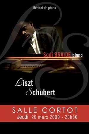 Affiche de 1er récital de piano nouvel air 2009