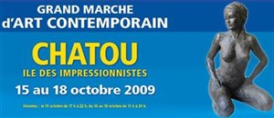 Affiche de Grand Marché d'Art contemporain 2009 | Chatou