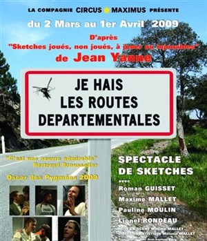 Affiche de Je hais les routes départementales de Jean Yanne