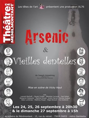 Affiche de Arsenic et Vieilles Dentelles | Théâtre de Ménilmontant