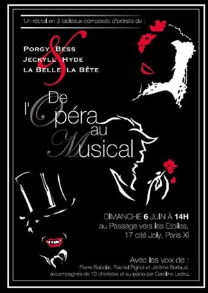 Affiche de De l'Opéra au Musical