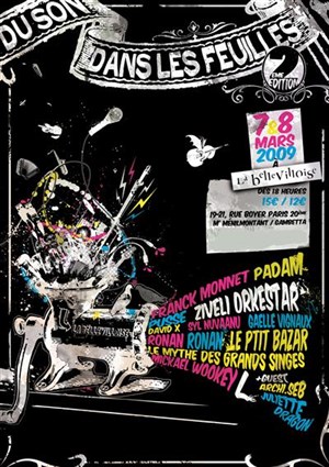 Affiche de Festival du son dans les Feuilles | La Bellevilloise