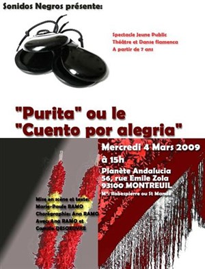 Affiche de purita - flamenco