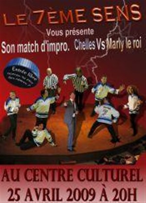 Affiche de Match d'improvisation Le 7ème Sens Vs La Miel