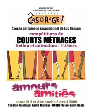 Affiche de Festival casd'rage parrainé par Luc Besson