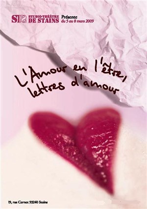 Affiche de L'amour en l'être, lettres d'amour