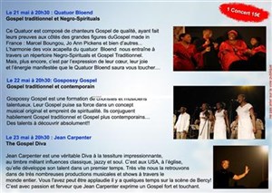 Affiche de Holy Night GOSPEL acoustique