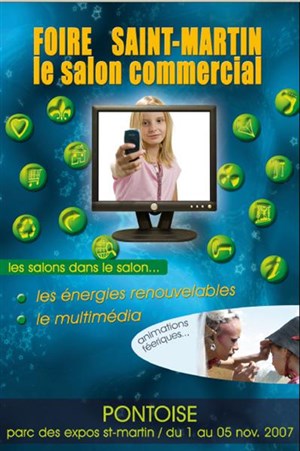 Affiche de Salon commercial de la foire st martin 2007