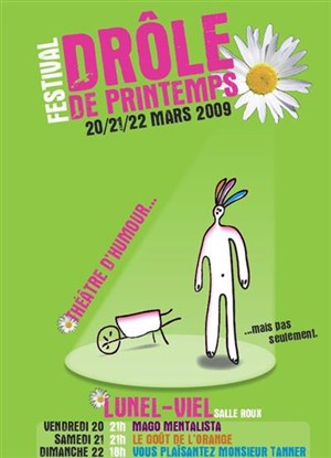 Affiche de Le premier Festival Drôle de Printemps : Théâtre d'humour