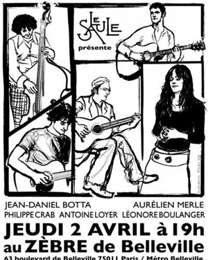 Affiche de Concert du Collectif Le Saule