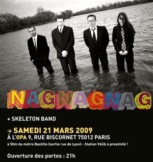 Affiche de Le Skeleton Band – Nag nag nag (Rennes)
