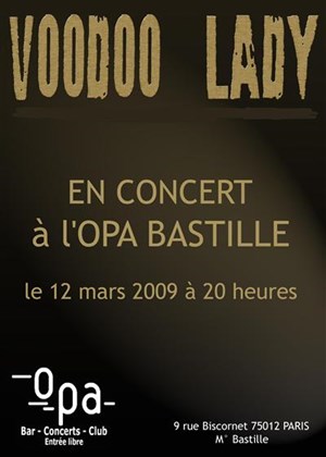 Affiche de Three Black Eyes – Fuko – Voodoo Lady