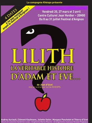 Affiche de Lilith ou la véritable histoire d'Adam et Eve