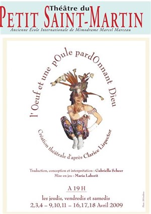 Affiche de L'oeuf et une poule pardonnant Dieu