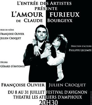 Affiche de L'amour furieux de Claude Bourgeyx