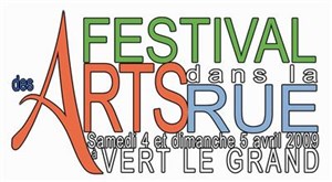 Affiche de festival des arts dans la rue | Editon 2009