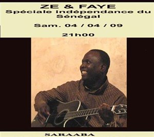 Affiche de ZE & FAYE de Xalat (afro-folk/blues)