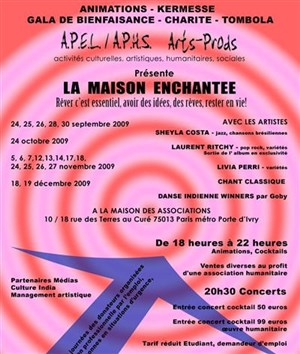 Affiche de la maison enchantée