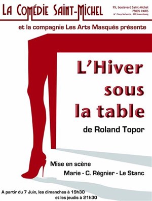 Affiche de L'hiver sous la table | Comédie Saint Michel