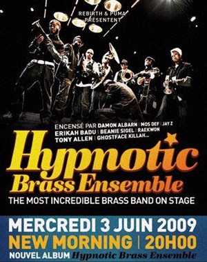 Affiche de Hypnotic Brass Ensemble