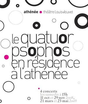 Affiche de Quatuor Psophos - Brahms/Strauss - Concert de clôture
