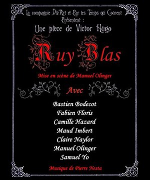 Affiche de Ruy Blas au Château de Hautefort