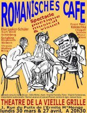 Affiche de Romanische Café | Théâtre de la Cité Internationale