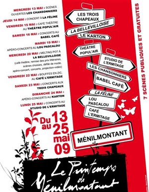 Affiche de Le printemps de ménilmontant | Les Chansonniers