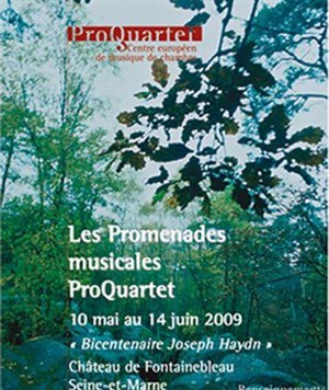 Affiche de les promenades musicales ProQuartet | Chartrettes