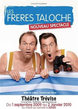 Affiche de Les Frères Taloche  |   Théâtre Trévise
