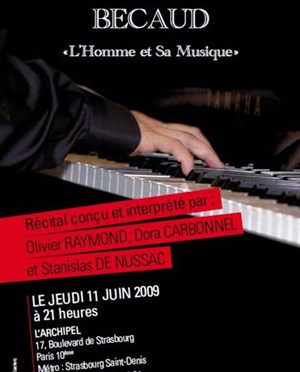 Affiche de Becaud