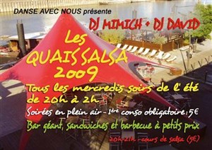 Affiche de Quais Salsa: dansez en plein air!